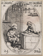 KG 10514
<br/>
Heiligen Crispinus en Crispinianus
<br/>
<em>Callot, Jacques (1592 - 1635)</em>